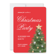 Invitación a la Fiesta del Árbol de Navidad