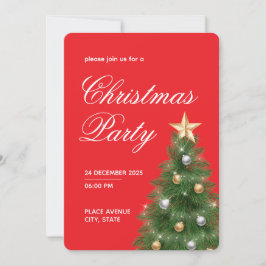 Invitación a la Fiesta del Árbol de Navidad