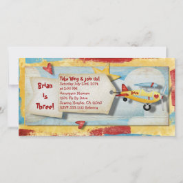 Invitación a la fiesta del avión