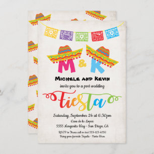 Invitación a la Fiesta del Boda de la Fiesta de Mé
