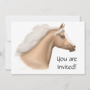 Invitación a la Fiesta del Caballo Palomino-Árabe