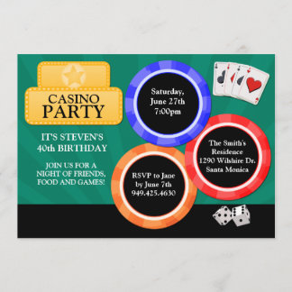 Invitación a la fiesta del casino
