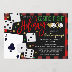 Invitación a la fiesta del Casino de Navidades