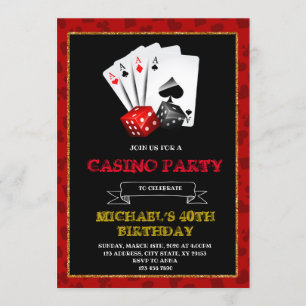 Invitación a la fiesta del Casino Royal