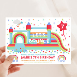 Invitación a la fiesta del Castillo de Bouncy