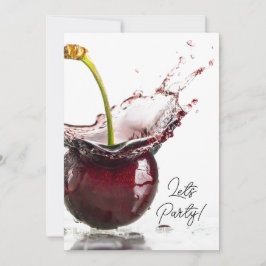 Invitación a la fiesta del cerezo negro