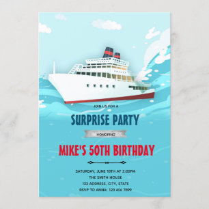 invitación a la fiesta del crucero