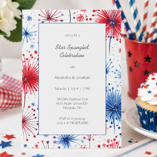 Invitación a la fiesta del cuatro de julio