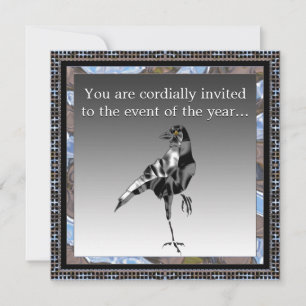 Invitación a la fiesta del cuervo negro