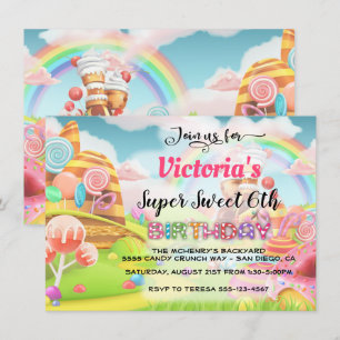 Invitación a la fiesta del cumpleaños de la tierra
