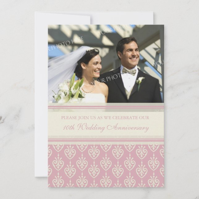 Invitación a la fiesta del décimo aniversario de l (Anverso)