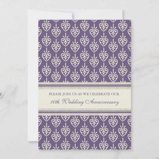 Invitación a la fiesta del décimo aniversario de P (Anverso)