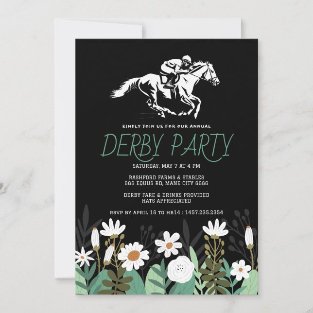 Invitación a la fiesta del Derby de Kentucky - Cab (Anverso)