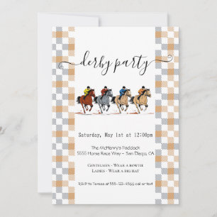 Invitación a la fiesta del Derby de Kentucky Carre
