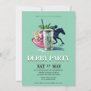 Invitación a la fiesta del Derby de Kentucky Mint