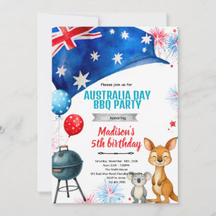 invitación a la fiesta del día de Australia