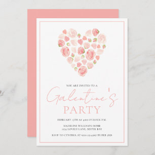 Invitación a la fiesta del Día de Galentine