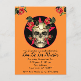 Invitación a la fiesta del Día de la Calavera Muer