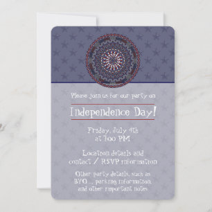 Invitación a la fiesta del Día de la Independencia