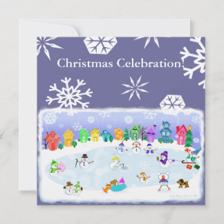 Invitación a la fiesta del Día de la Nieve de los 