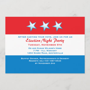 Invitación a la fiesta del Día de las Elecciones R