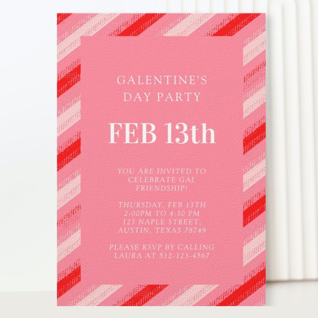 Invitación a la fiesta del Día de las Galentinas (Subido por el creador)