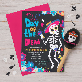 Invitación a la fiesta del Día de los Muertos de H