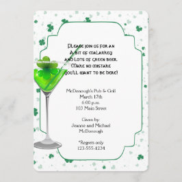 Invitación a la fiesta del Día de los Patrocinador