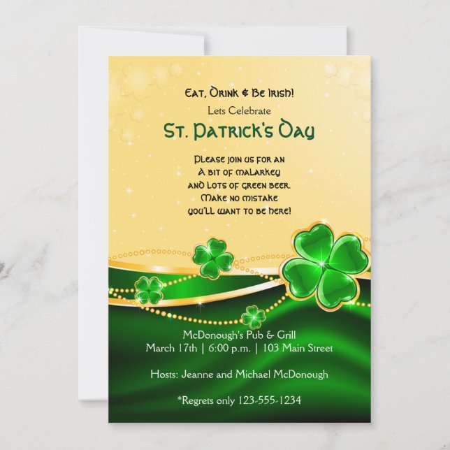 Invitación a la fiesta del Día de los Patrones de  (Anverso)