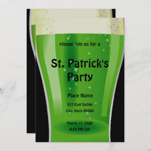 Invitación a la fiesta del Día de San Patricio