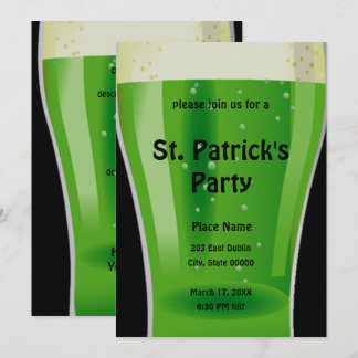 Invitación a la fiesta del Día de San Patricio