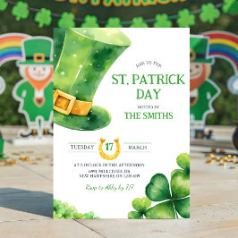 Invitación a la fiesta del día de San Patricio
