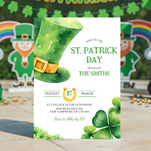 Invitación a la fiesta del día de San Patricio