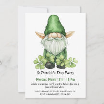 Invitación a la fiesta del Día de San Patricio