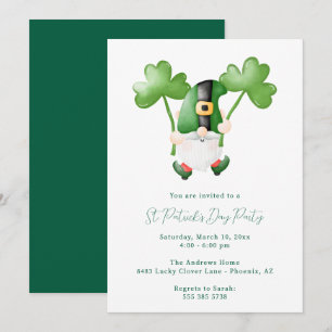 Invitación a la fiesta del Día de San Patricio