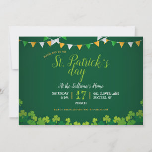 Invitación a la fiesta del Día de San Patricio