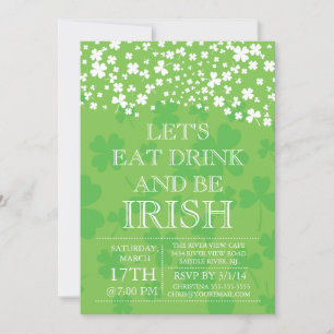 Invitación a la fiesta del Día de San Patricio