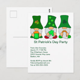 Invitación a la fiesta del día de San Patricio Gno