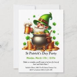 Invitación a la fiesta del Día de San Patricio - M