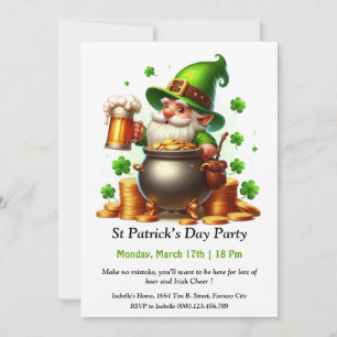 Invitación a la fiesta del Día de San Patricio - M