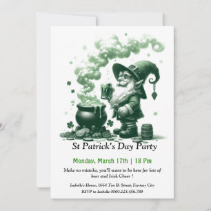 Invitación a la fiesta del Día de San Patricio - M