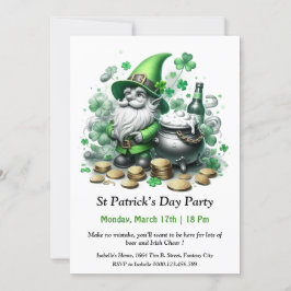 Invitación a la fiesta del Día de San Patricio - M