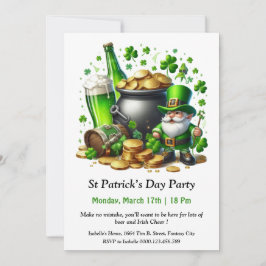 Invitación a la fiesta del Día de San Patricio - M