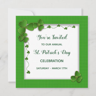 Invitación a la fiesta del Día de San Patricio - S
