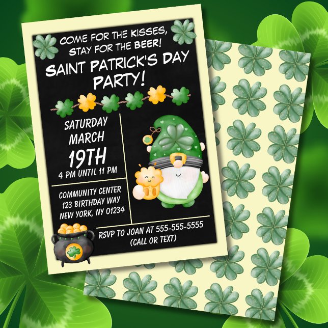 Invitación a la fiesta del Día de San Patricio Sha (Subido por el creador)