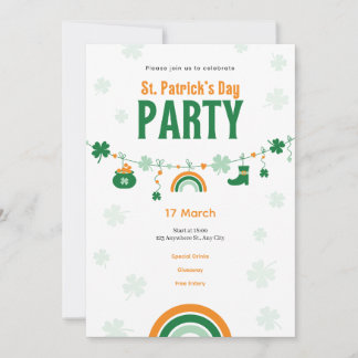 Invitación a la Fiesta del Día de San Patricio Ver