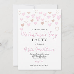 Invitación a la fiesta del día de San Valentín