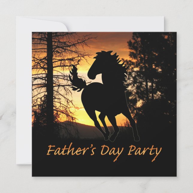Invitación a la fiesta del Día del Padre (Anverso)