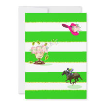 Invitación a la fiesta del Día Derby de la Carrera