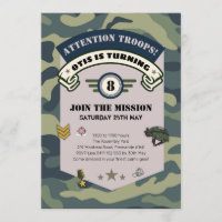 Invitación a la fiesta del Ejército Láser, Paintba